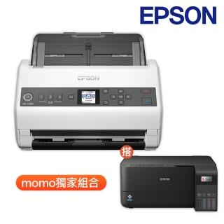 【EPSON】搭Epson L3550連供印表機★商用高速網路掃描器(DS-730N)