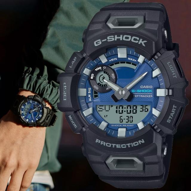 【CASIO 卡西歐】G-SHOCK 藍牙連線 多功能運動腕錶 母親節 禮物(GBA-900CB-1A)
