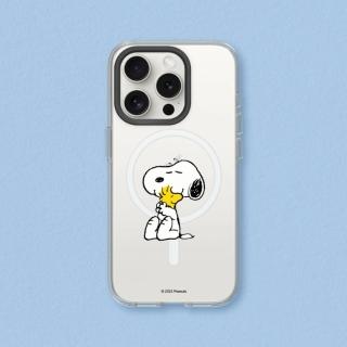 【RHINOSHIELD 犀牛盾】iPhone 12系列 Clear MagSafe兼容 磁吸透明手機殼/經典-Snoopy&胡士托(史努比)
