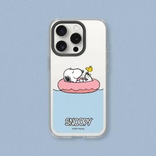 【RHINOSHIELD 犀牛盾】iPhone 15系列 Clear透明防摔手機殼/史努比-Chill moment(Snoopy)