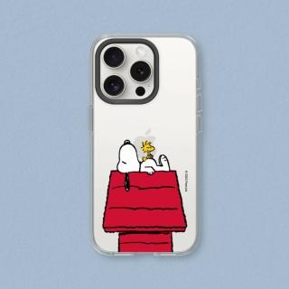 【RHINOSHIELD 犀牛盾】iPhone 13系列 Clear透明防摔手機殼/史努比-Snoopy的慵懶時光(Snoopy)