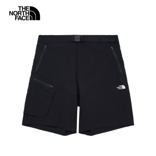 【The North Face】TNF 短褲 吸濕排汗涼感 M HIKE TREKKER SHORT - AP 男 黑(NF0A87W4JK3)