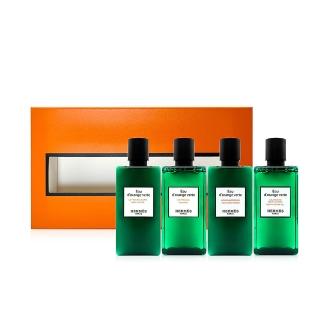 【Hermes 愛馬仕】橘綠之泉旅行沐浴禮盒 40ml ×4(國際航空版)
