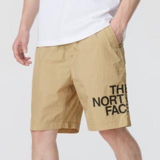 【The North Face】短褲 男款 運動褲 M BRANDING LOGO WOVEN SHORT 卡其 NF0A7WD7LK5
