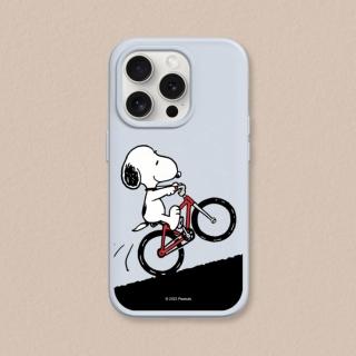 【RHINOSHIELD 犀牛盾】iPhone 12系列 SolidSuit背蓋手機殼/史努比-騎腳踏車(Snoopy)