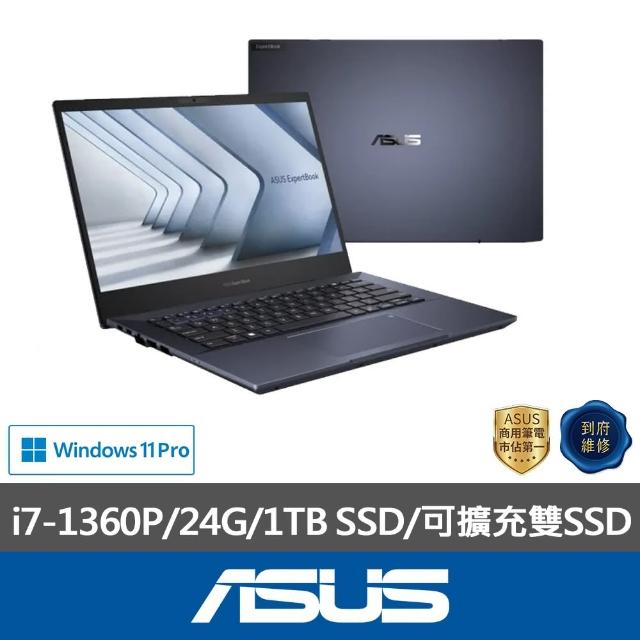 【ASUS 華碩】14吋i7商用筆電(B5402CVA-2081A1360P/i7-1360P/24G/1TB SSD/W11P)