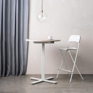 【MOTTI】電動升降桌｜Solo 三節式單腳桌几 活動邊桌/咖啡桌/工作桌