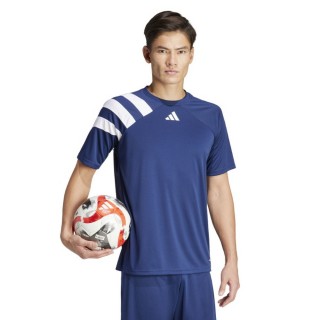 【adidas 愛迪達】FORTORE 23 短袖上衣(IT5658 男款 運動上衣 吸濕排汗 深藍)