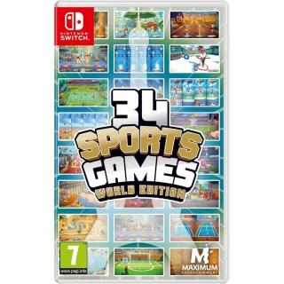 【Nintendo 任天堂】預購6/28上市★NS Switch 34款體育遊戲 世界版(英文版 海外封面)