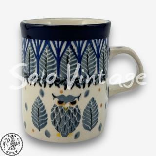 【solo 波蘭陶】ca 波蘭陶 150ml 馬克杯 森林貓頭鷹系列 ceramika artystyczna