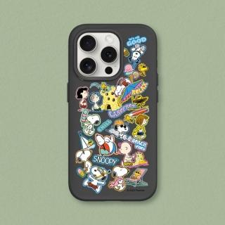 【RHINOSHIELD 犀牛盾】iPhone 15系列 SolidSuit MagSafe兼容 磁吸手機殼/史努比-夏日活動(Snoopy)