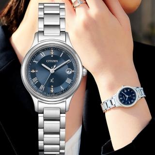 【CITIZEN 星辰】xC系列 電波對時 鈦金屬 光動能時尚腕錶 禮物推薦 畢業禮物(ES9490-61L)