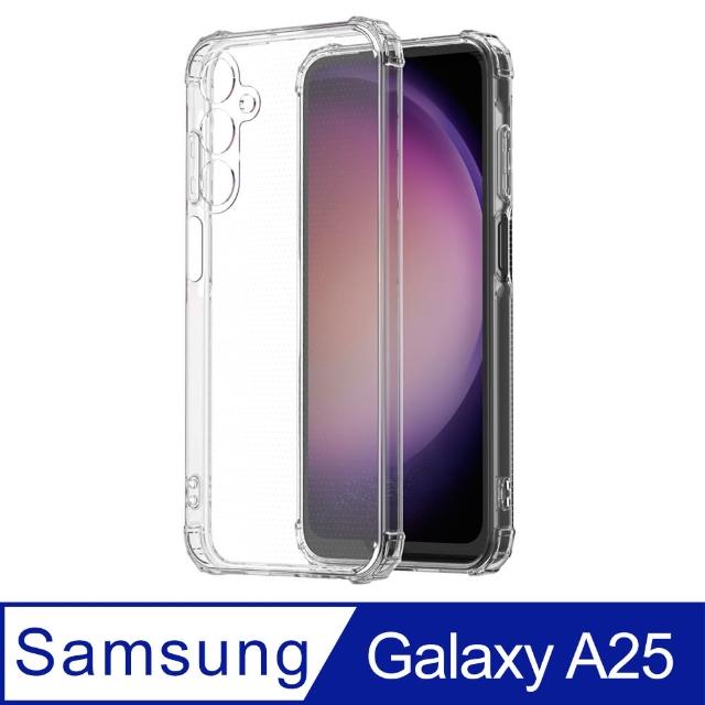 【Ayss】Samsung Galaxy A25 5G 6.5吋 2024 超合身軍規手機空壓殼 透明(全透明TPU 空壓防摔)
