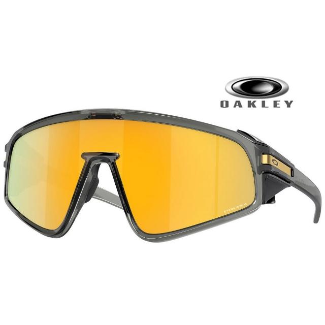 【Oakley】奧克利 Latch panel 時尚輕包覆太陽眼鏡 OO9404 05 Prizm 24K黃水銀鍍膜 公司貨