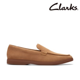 【Clarks】男鞋 Torford Easy 夏季百搭簡約時尚樂福鞋 懶人鞋 便鞋(CLM76201C)