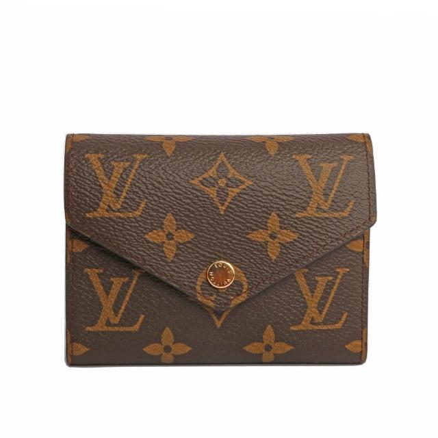 【Louis Vuitton 路易威登】VICTORINE三折信封零錢袋釦式短夾(M62472)