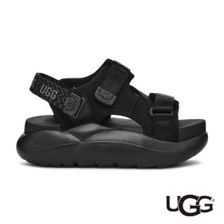 【UGG】女鞋/涼鞋/厚底鞋/防水涼鞋/LA Alto Cross Strap(黑色-UG1152688BLK)