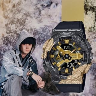 【CASIO 卡西歐】G-SHOCK 40 週年探險家之石系列 雙顯手錶(GM-114GEM-1A9)