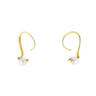 【Olivia Yao Jewellery】14K合金海芋珍珠耳環(Mini Collection/優雅氣質首選)