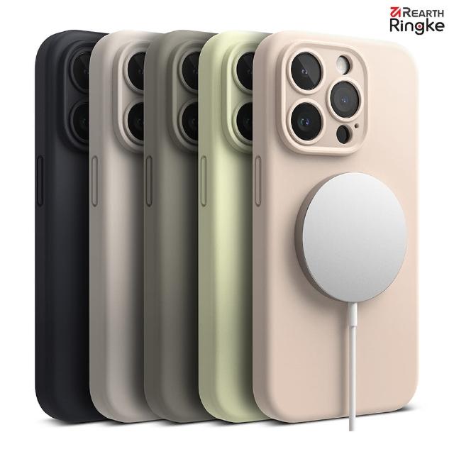 【Ringke】iPhone 15 Pro Max /15 Pro /15 Plus /15 Silicone Magnetic 磁吸矽膠手機保護殼(Rearth)
