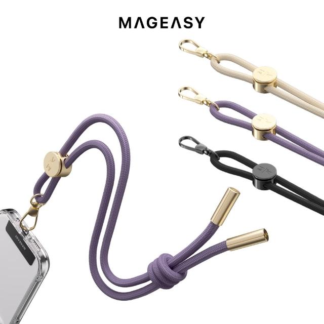 【MAGEASY】STRAP 6mm WRIST STRAP 手腕掛繩/掛繩片組(相容iOS /Android 手機殼)