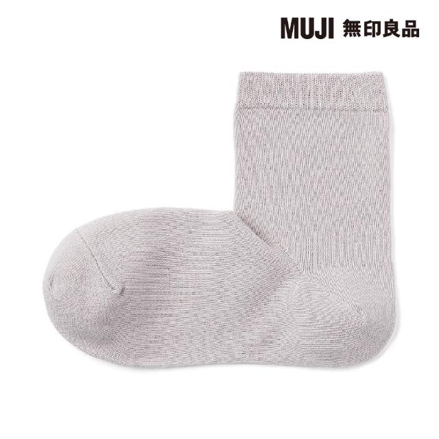 【MUJI 無印良品】女棉混足口柔軟舒適直角短襪(共3色)