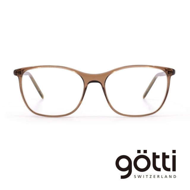 【Gotti】瑞士Gotti Switzerland 輕巧優美曲線透方框光學眼鏡(- SAARI)