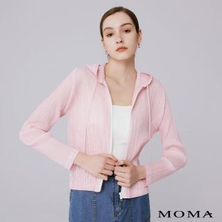 【MOMA】休閒連帽壓褶外套(兩色)