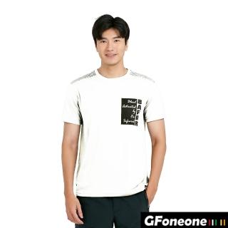 【GFoneone】台灣製造 痧痧抗暑T恤 吸濕排汗-仿袋印花-白色(運動T恤)