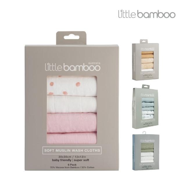 【The Little Linen Company】Little Bamboo 竹纖維紗布萬用方巾(6件組)