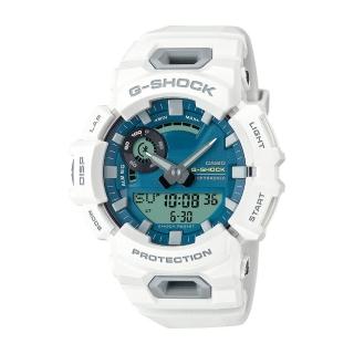 【CASIO 卡西歐】G-SHOCK 智慧型藍芽錶款/計步/跑步訓練系列/49mm/白(GBA-900CB-7A)