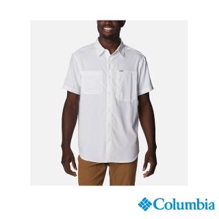【Columbia 哥倫比亞 官方旗艦】男款-Silver Ridge超防曬UPF50快排長袖襯衫-白色(UAE15170WT/IS)