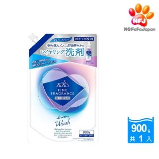 【NSFAFA】日本熊寶貝 香水系列抗菌洗衣精補充包900g(優雅皂香)