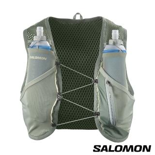 【salomon官方直營】ACTIVE SKIN 8 水袋背包組(月桂綠/蓮葉綠/蘆薈綠)