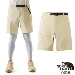 【The North Face】男 COOL TOUCH 觸膚涼感休閒短褲.吸濕透氣健行運動褲(87W4-3X4 礫石沙)