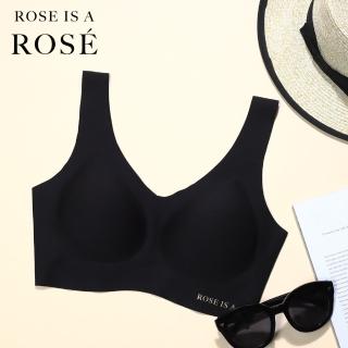 【ROSE IS A ROSE】零著感ZBra無鋼圈內衣成套組_郭雪芙代言_背心款_氣質黑