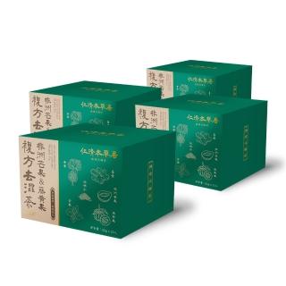 【仁濟本草居】非洲芒果&藤黃果複方代謝養生茶 4盒(15入/盒;排便、解膩、代謝、挑去濕茶葉的回甘茶)