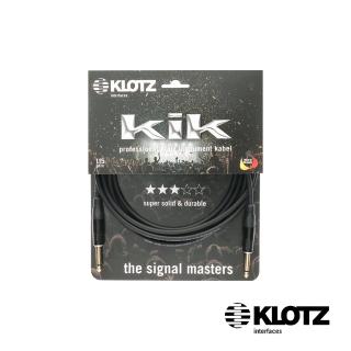 【KLOTZ】KIK 樂器導線 3米 ‧黑色(公司貨)