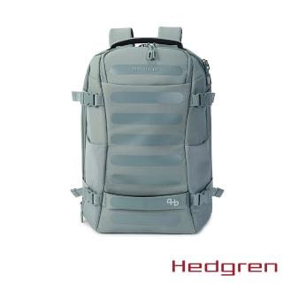 【Hedgren】COMBY SS系列 RFID防盜 M Size 15.6吋 附雨套 旅行後背包(灰綠)