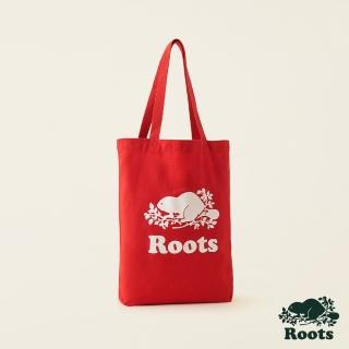 【Roots】Roots配件-經典海狸帆布包(紅色)