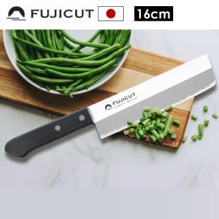 【FUJICUT】日本製不鏽鋼菜切廚刀 16cm 燕三條(日本菜刀 不鏽鋼刃物鋼 萬用廚刀)