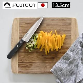 【FUJICUT】日本製不鏽鋼水果刀 13.5cm 燕三條(日本菜刀 不鏽鋼刃物鋼 萬用廚刀 小刀 小菜刀 切刀)