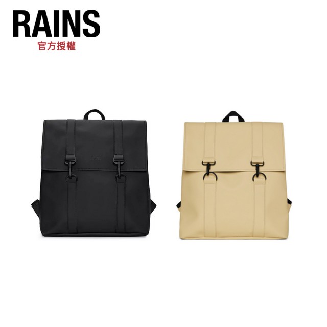 【Rains】MSN Bag Mini 經典防水迷你雙扣環後背包(13570)
