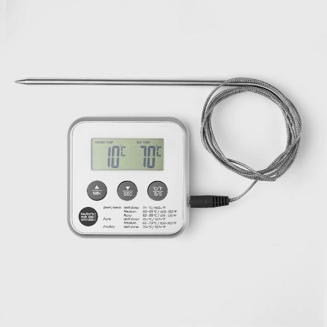 【TaylorsEye】電子探針計時溫度計(烘焙測溫 料理烹飪 電子測溫溫度計時計)