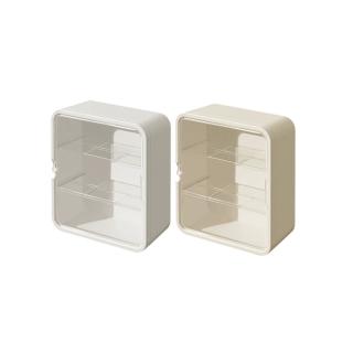 【RoLife 簡約生活】壁掛式透明公仔盒(收納/化妝品/置物架/防塵/防潮)