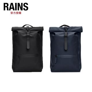 【Rains】Rolltop Rucksack W3 經典防水捲蓋後背包(13320)