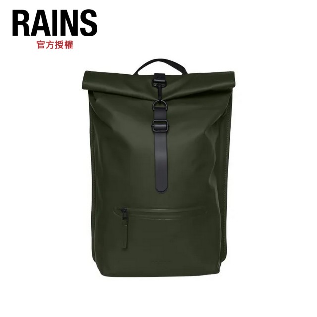 【Rains】Rolltop Rucksack W3 經典防水捲蓋後背包(13160)