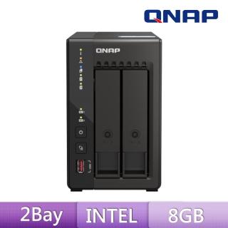 【QNAP 威聯通】搭希捷 4TB x2 ★ TS-253E-8G 2Bay NAS 網路儲存伺服器