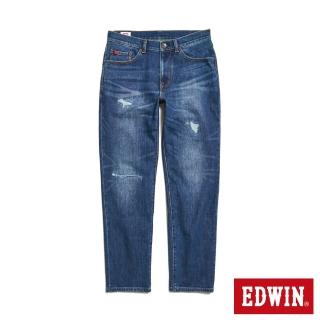 【EDWIN】男裝 RED LABEL 365 溫控丹寧中直筒牛仔褲(石洗綠)