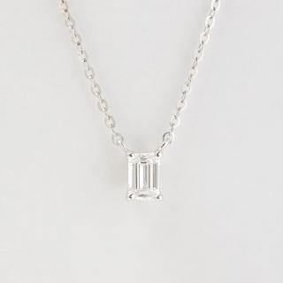 【Olivia Yao Jewellery】高訂祖母綠切割天然鑽石14K金項鍊(Haute Collection)